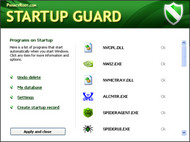 Startup Guard screenshot